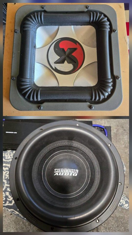Two COMPETITION SUBS SUNDOWN And KICKER SOLO X