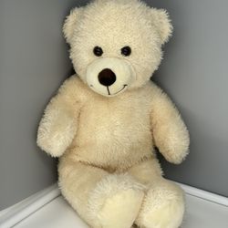 2010 Build-A-Bear BAB Lil' COCONUT CUB Cream 16" Teddy Bear Plush Stuffed Animal BAB