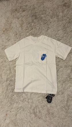 Rolling Stones Blue Tongue Graphic Pocket T-Shirt