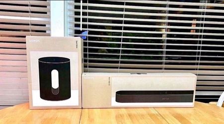 Sonos Beam Gen 2 (Black) With Sonos Sub Mini (Black) Brand New Sealed Includes Warranty.