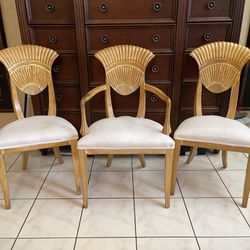 Wooden Dining Chairs - Set Of 8