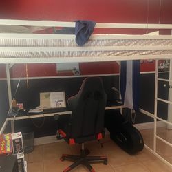 Bed Frame With A Desk