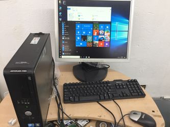 Complete desktop computer with 8gb ram, 500gb hard drive, office , antivirus, win 10