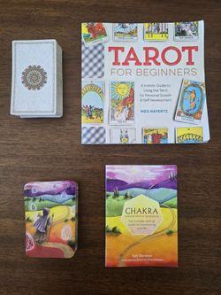 Tarot and Chakra Book with Cards