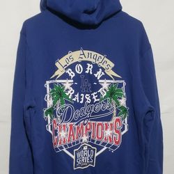 Birn x Raised  Dodgers World Series Champion 2020 hoodie. ens Size Medium 
