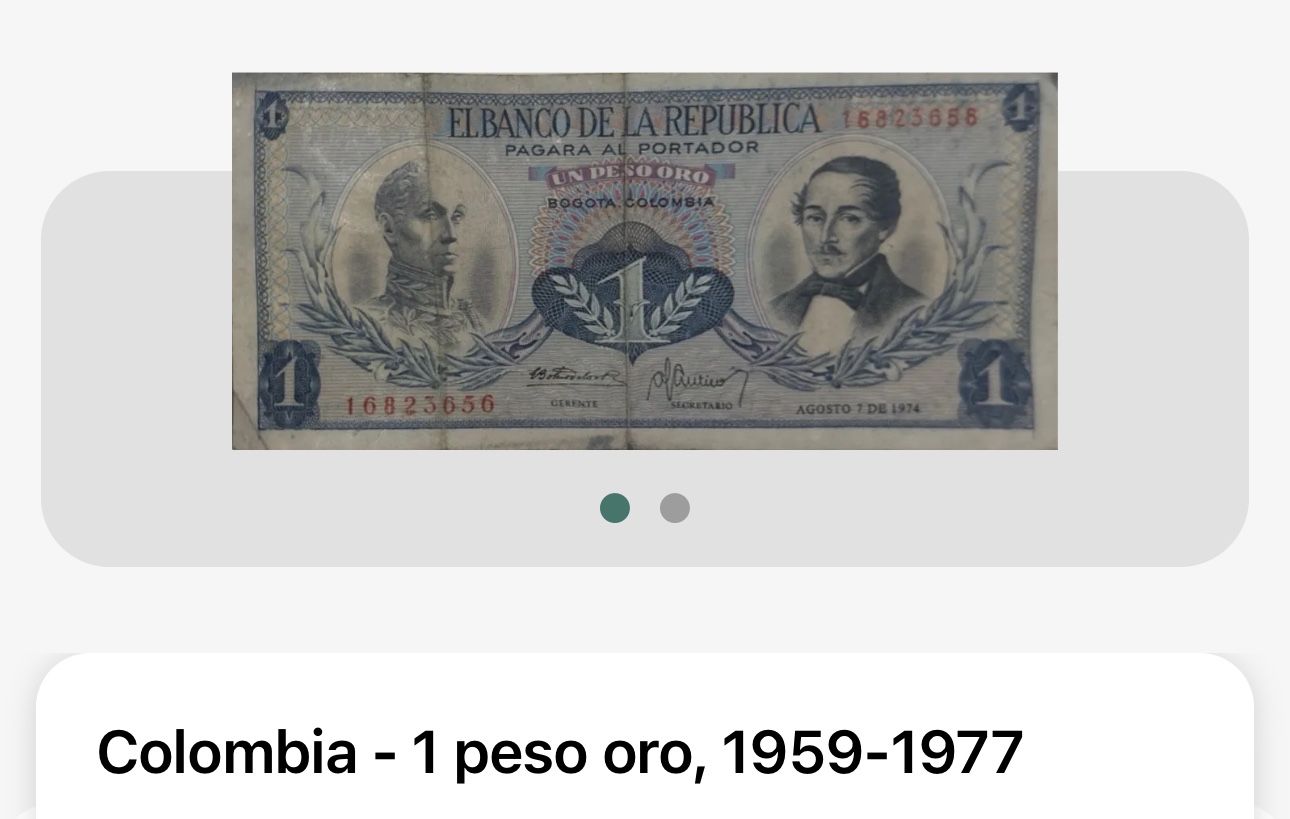 Colombia - 1 Peso Oro
