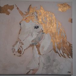Large Unicorn Wall Painting 