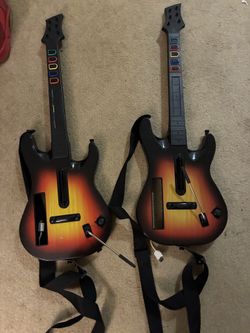 Guitar Hero Guitars Wii $60 each working