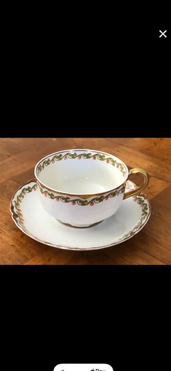 Antique haviland clover leaf