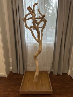 Manzanita Wood Parrot Stand