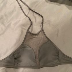 Grey Bikini Top