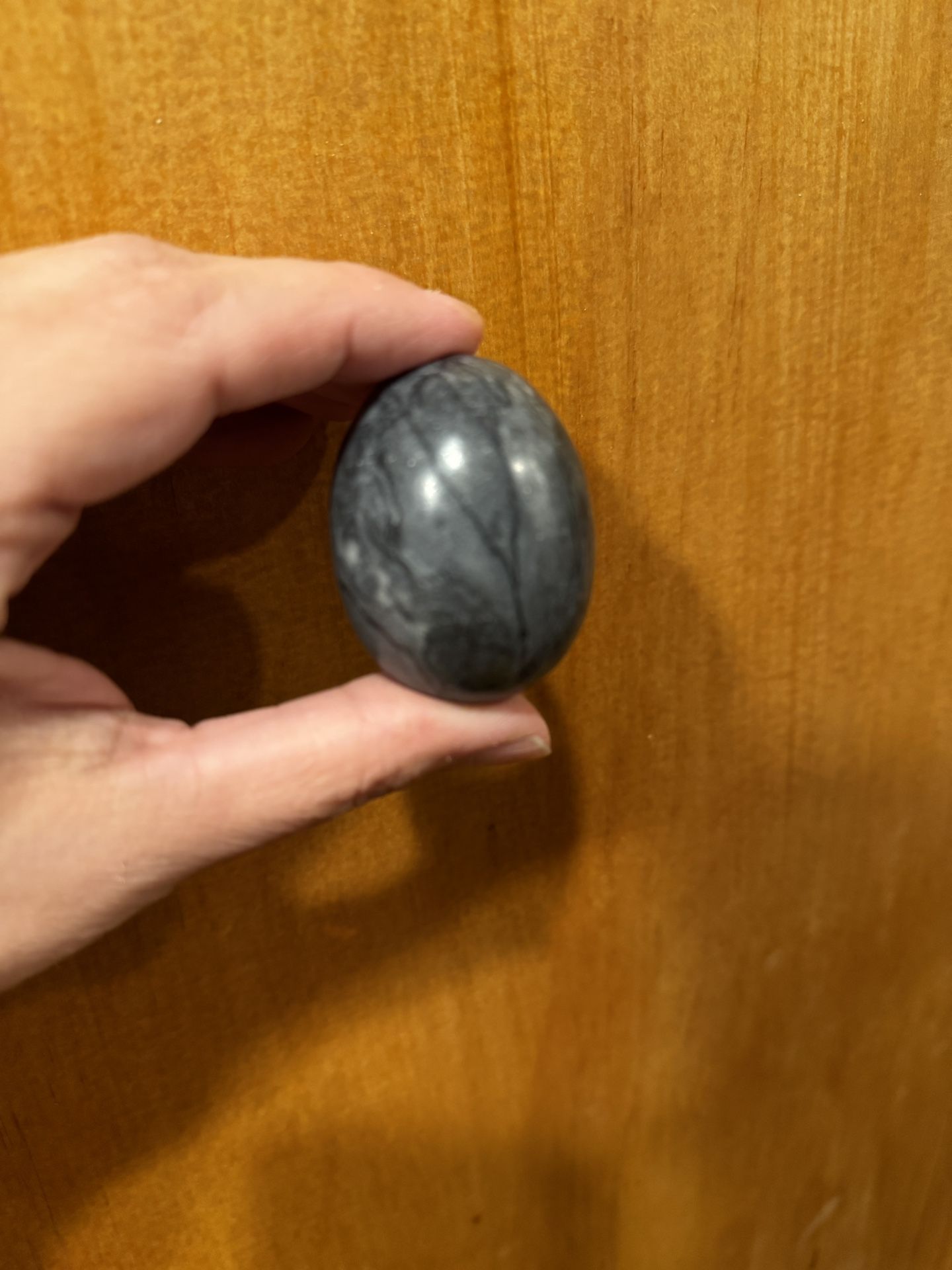 Black Marble Egg