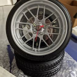 New Beautiful desktop tire wheel alarm clock