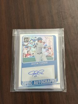Dodgers Justin Turner Autograph Baseball card