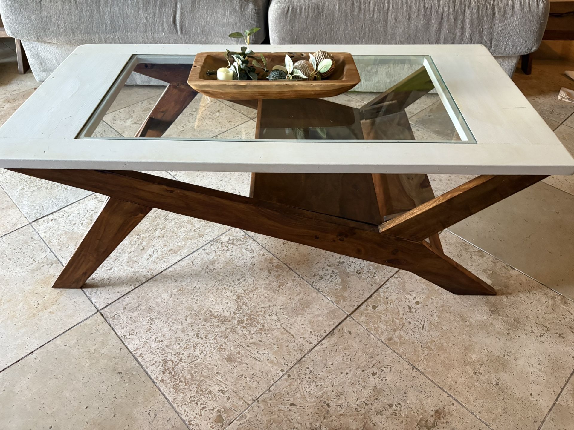 Coffee Table + 2 End Tables