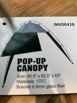 Pop Up Canopy-brand New