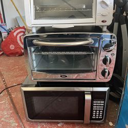 2 Toaster Ovens And 1 Microwave 