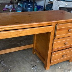 Wooden desk