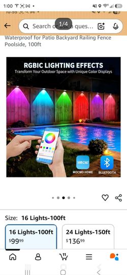 RGB LED 100 feet of lights with remote NEW