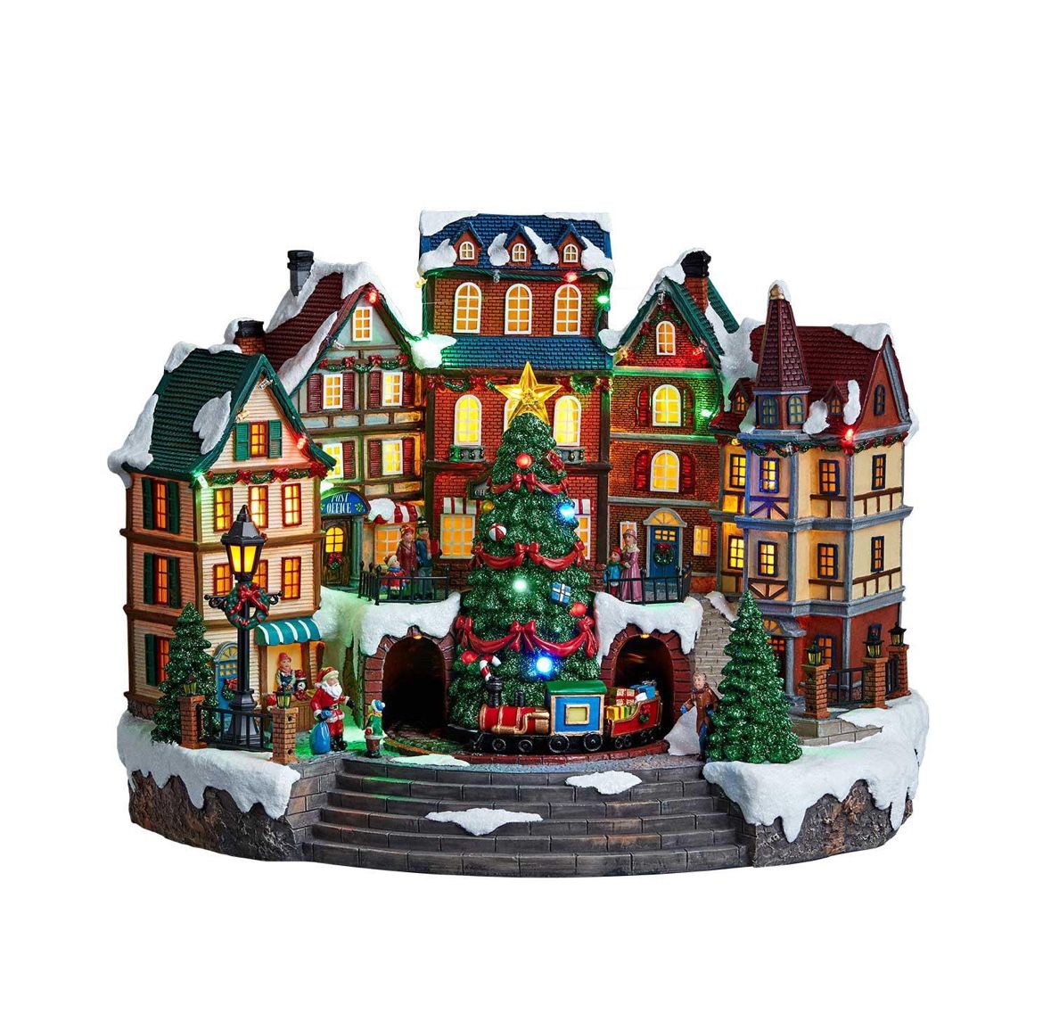 Members Mark 12” Pre-Lit Musical Village Brand New In Box 