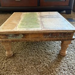Tea Table Handcrafted 