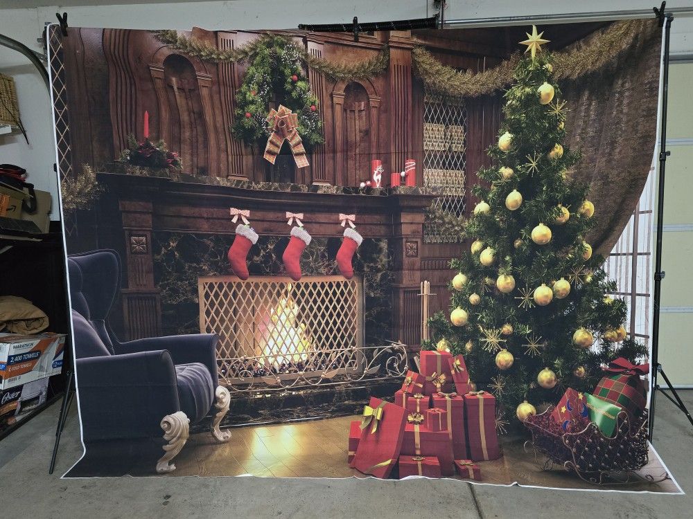 Christmas Photo  Backdrop 