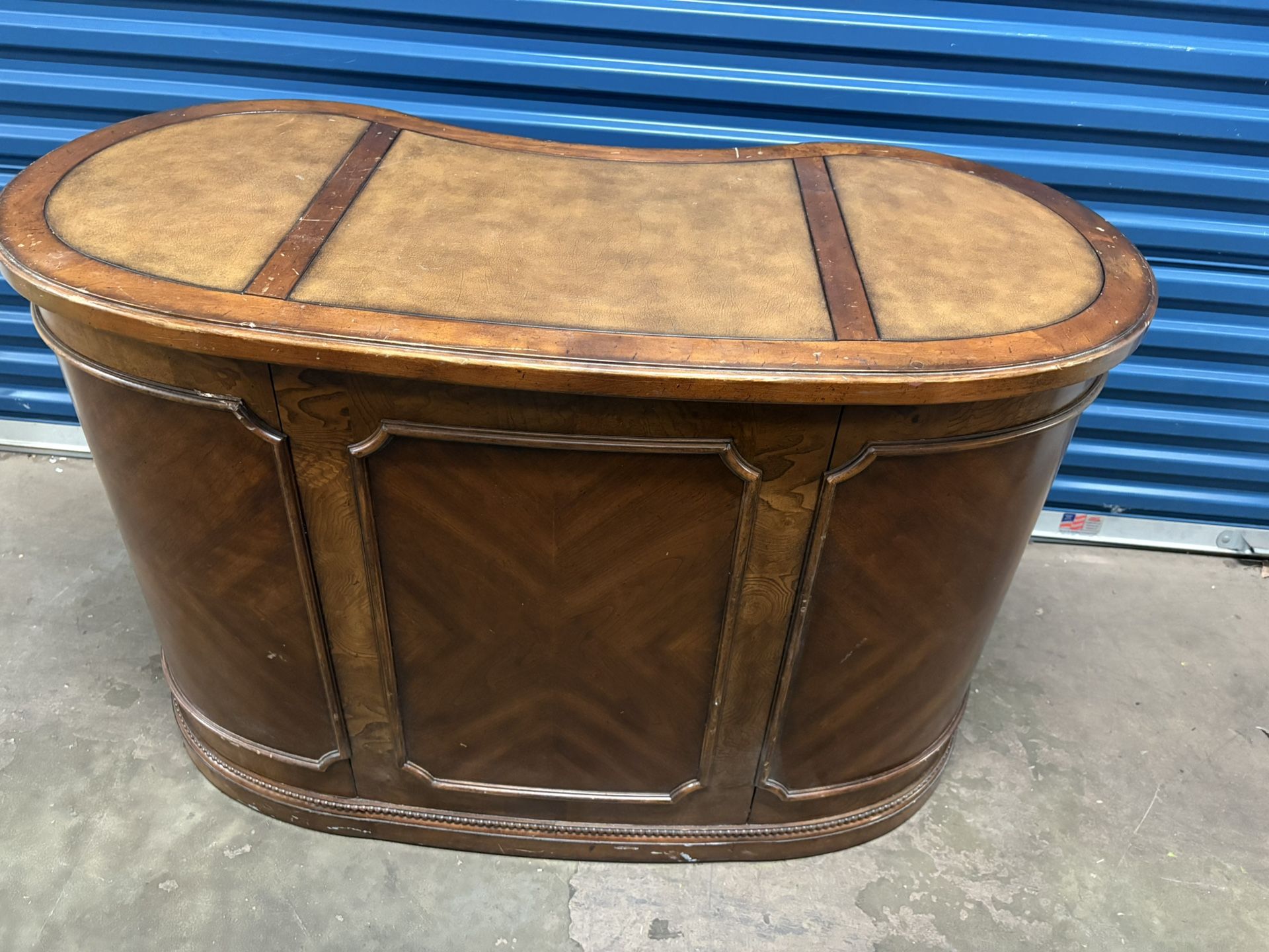 Kidney Shaped Executive Desk