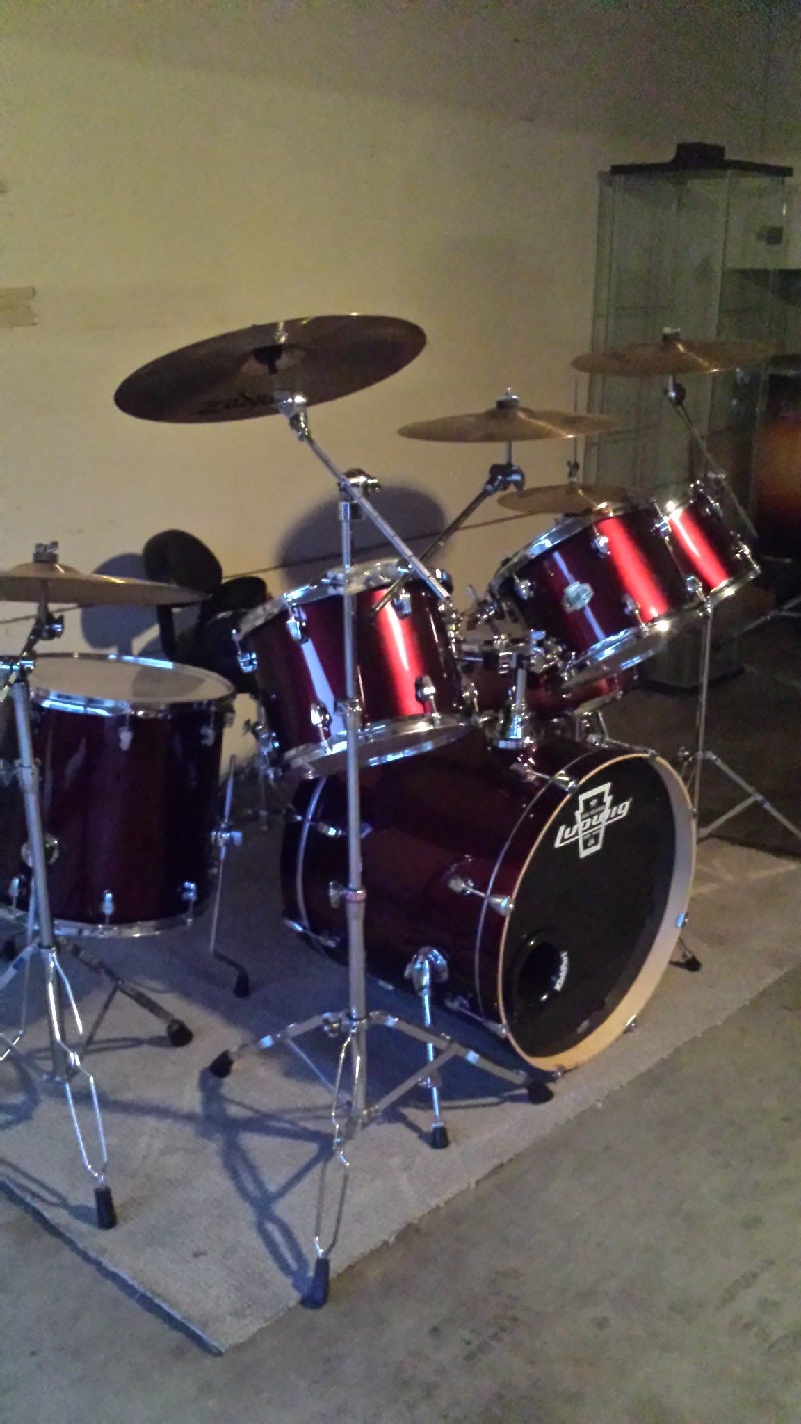 LUDWIG, COMPLETE KIT, I USED ONLY TWISE