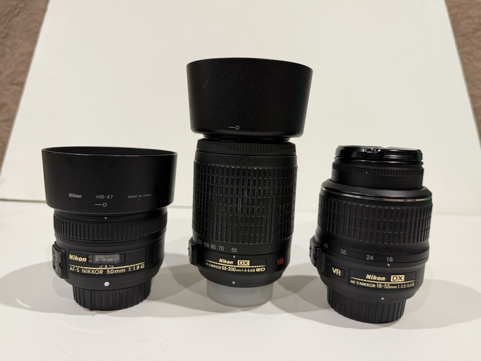 Nikon Camera Lenses Set
