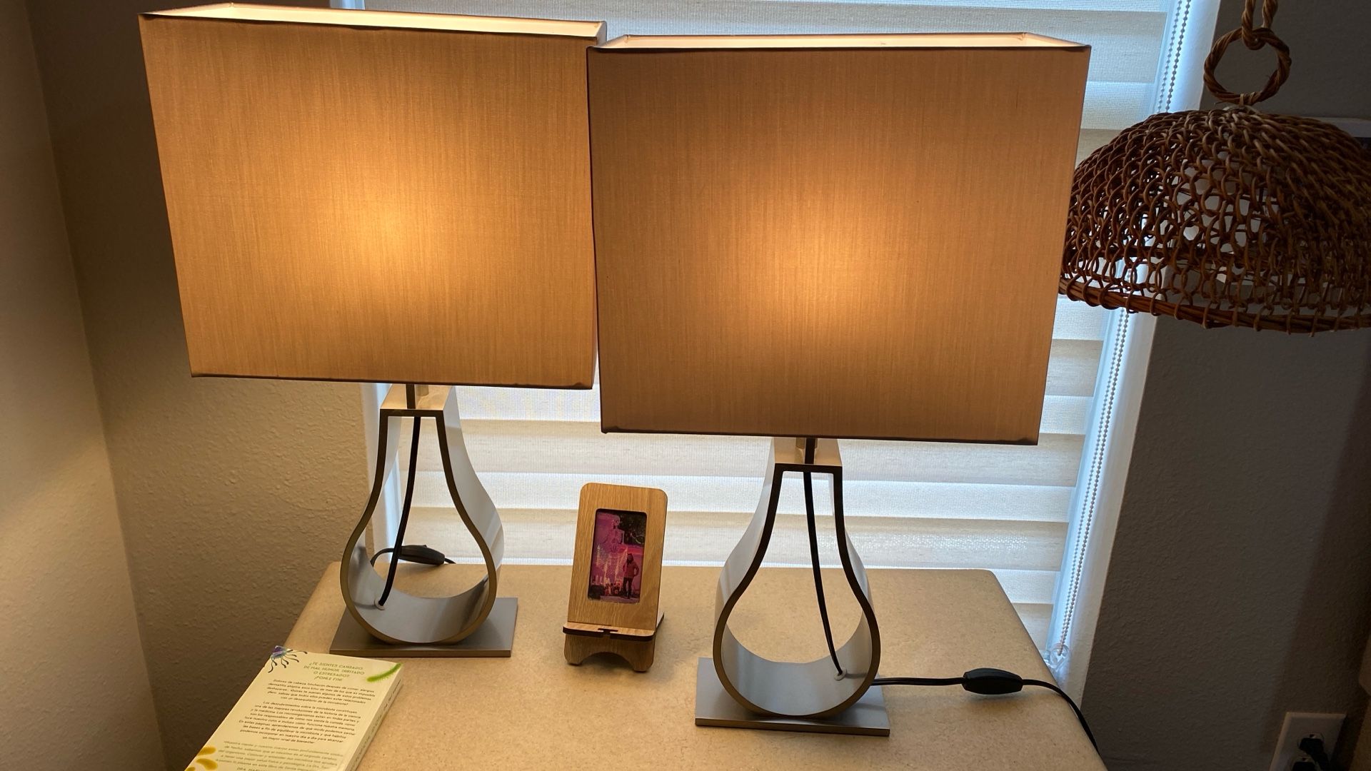 Nightstand Light Set (2) Like New