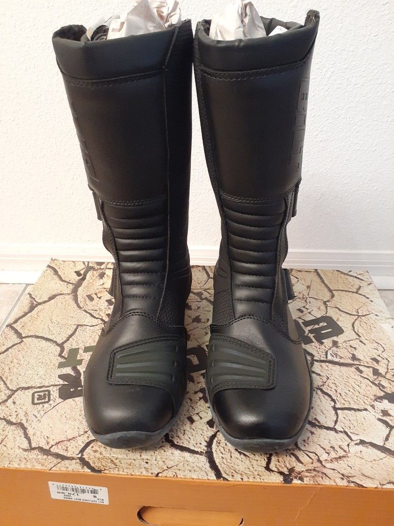 Explorer Bilt Motorcycle Wmn Boots Size 9