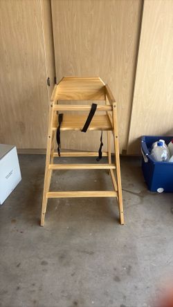 Brand new wooden high chair