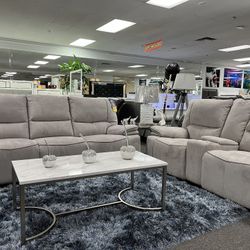 🤩🤩 Living Room Sets Well Below Retail!! Power Sofa & Love Seat W/performance Micro-Fiber !! While Supplies Last $1399!! 🤩🤩