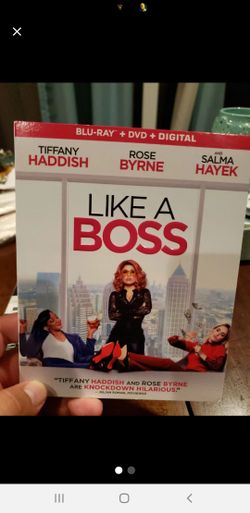 Like a Boss blu ray dvd combo brand new sealed with slip cover