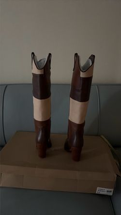 Size 8 Steve Madden Lasso Brown Leather boots