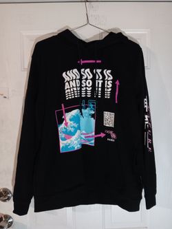 Hoodie/Sweatshirt: Black And So it is Brooklyn Co.  Size XL