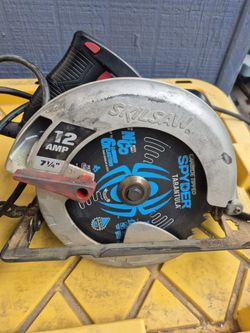 Circular Saw With Spyder Blade