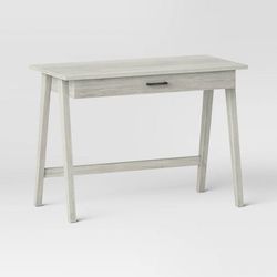 Target White Wood desk 