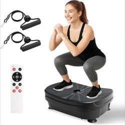 Vibration Plate Exercise Machine, 10 Auto Modes/200-Levels Vibrating Plate