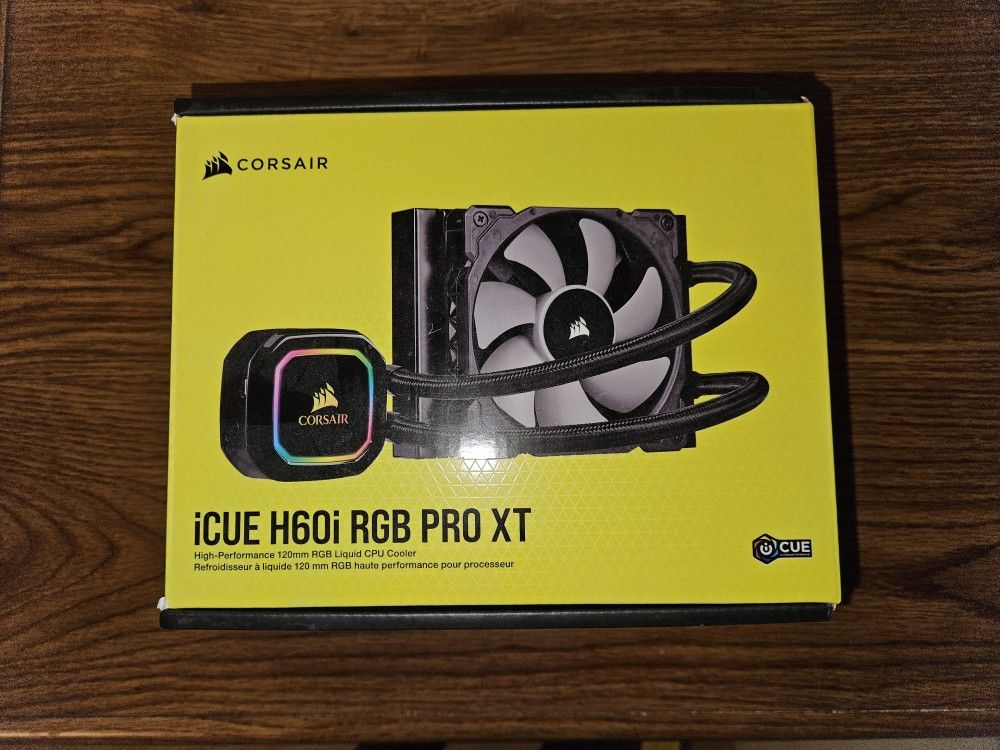 Corsair iCUE H60i RGB PRO XT 120mm Liquid AIO CPU Cooler