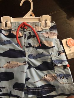 Carters NWT Swim shorts 2t