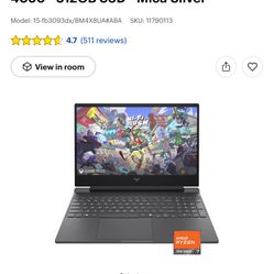 HP - Victus 15.6" 144Hz Full HD Gaming Laptop - 2023 - 16GB Memory - NVIDIA GeForce RTX  4050 