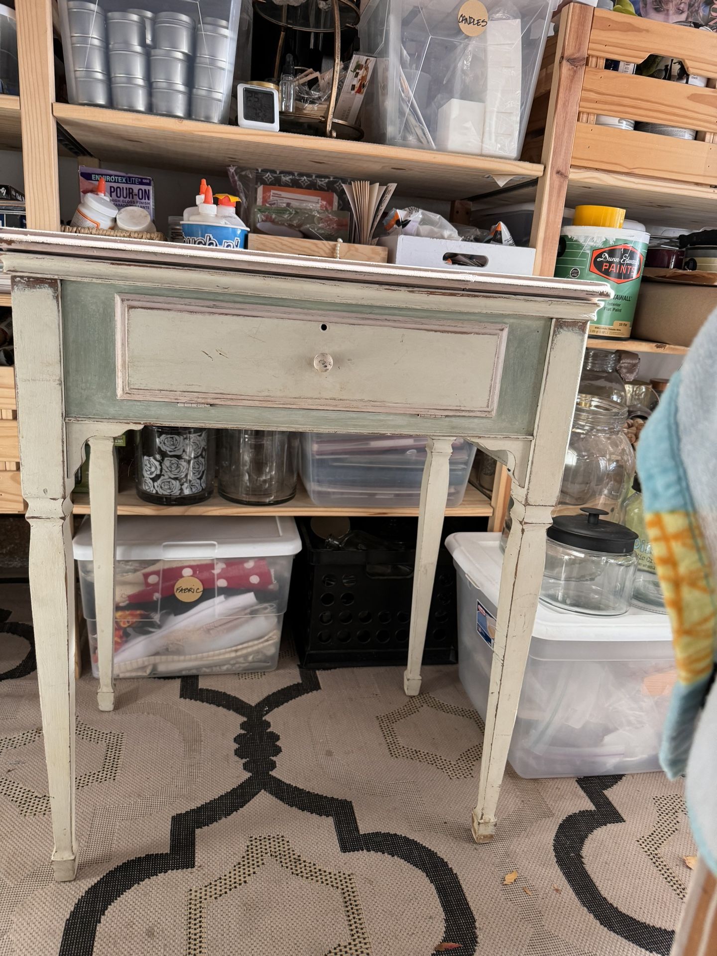 Vintage 1920’s Sewing Table Shabby Chic
