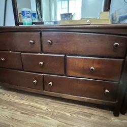 7 Drawer Dark Dresser