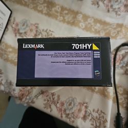 (1) Yellow LEXMARK compatible Toner Cartridge 