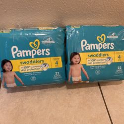Pampers Swaddlers size 4 (22ct)