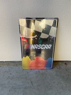 NASCAR Metal Tin Sign – New in Shrink Wrap