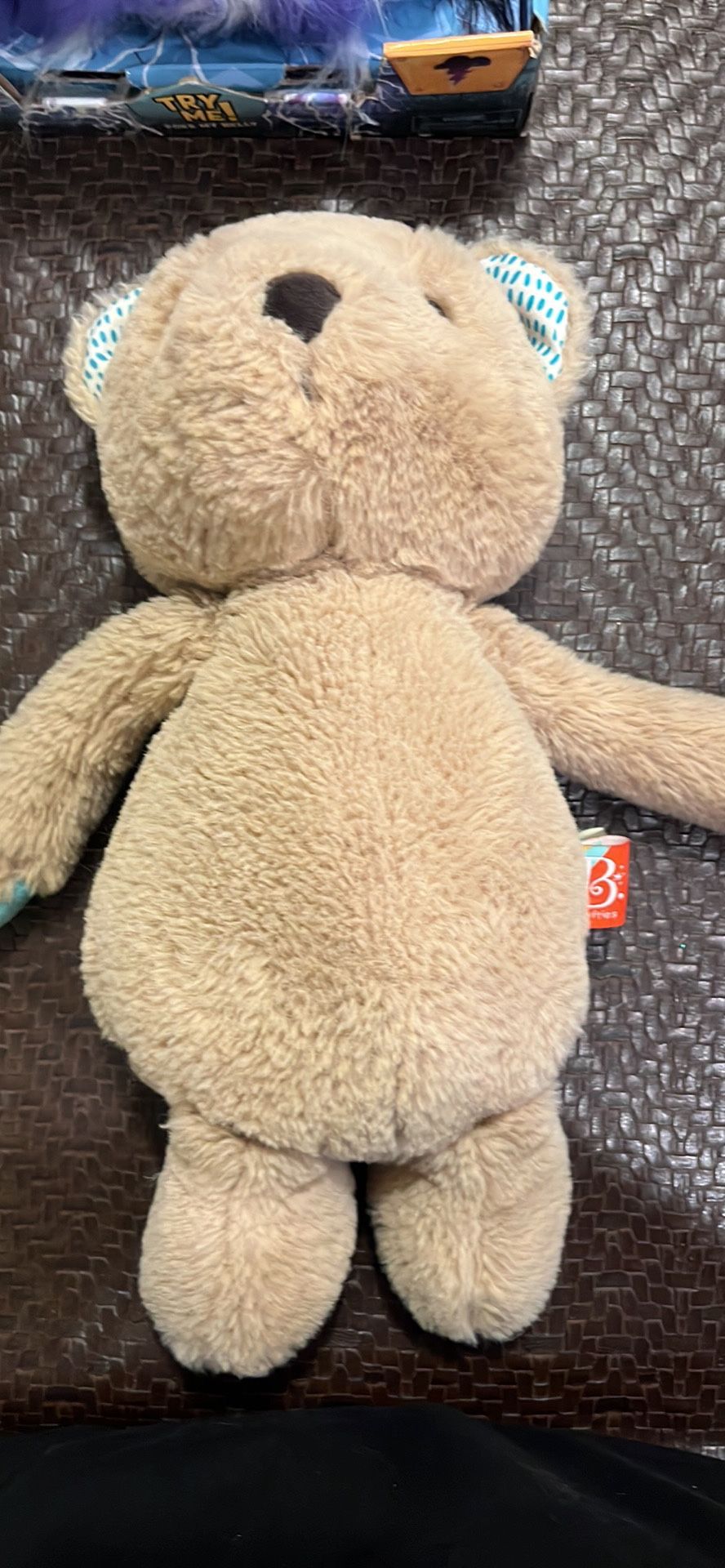 B Softies 12” Plush Soft Teddy Bear Stuffed Animal Teal Paws Cara-Mellow Baby