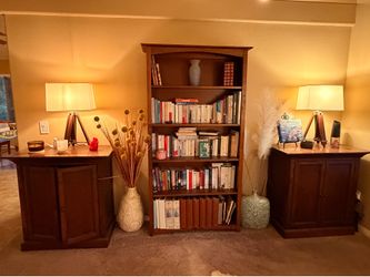 Cabinet and shelves