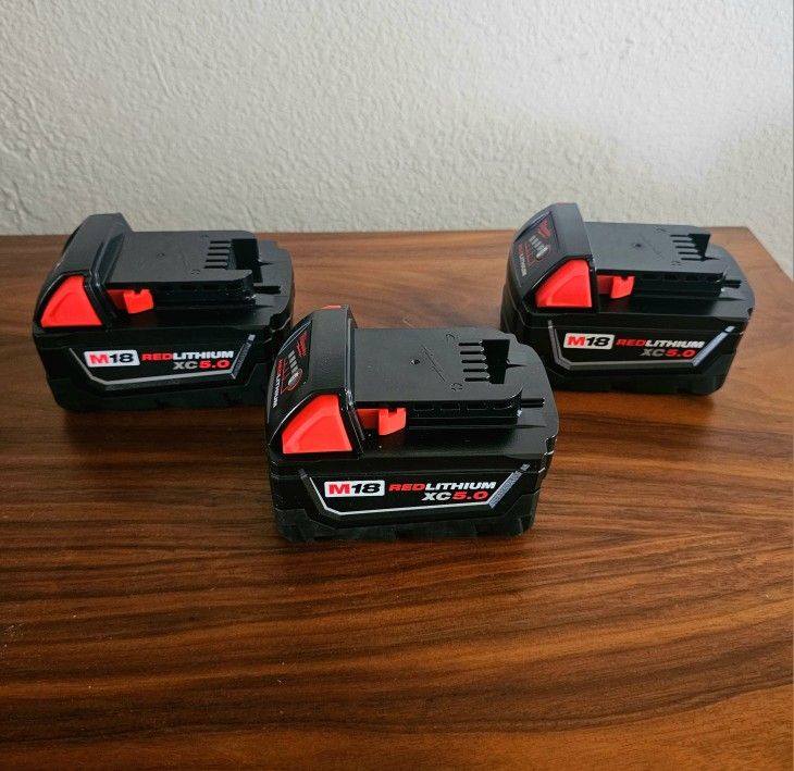 MILWAUKEE M18 5.0 BATTERIES